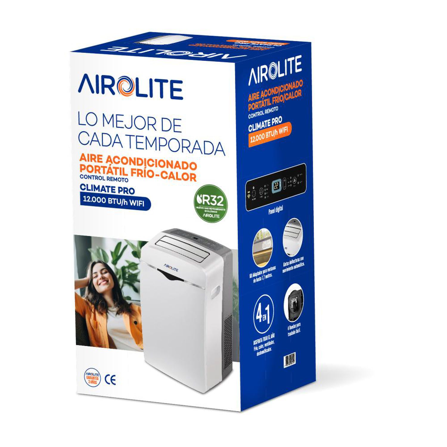 Aire Acondicionado Port&aacute;til Airolite Climate Pro 12000 Btu/h image number 6.0