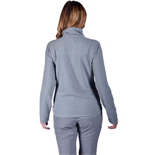 Polar Full Zipper Peak Performance Mujer Sildre Gris