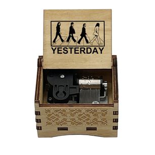 Caja Musical Negra Box Music The Beatles Yesterday