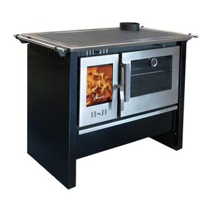 Cocina A Leña Amesti Allegra Xl Negra