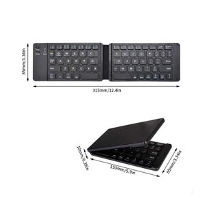Teclado Inal&aacute;mbrico Plegable Bluetooth