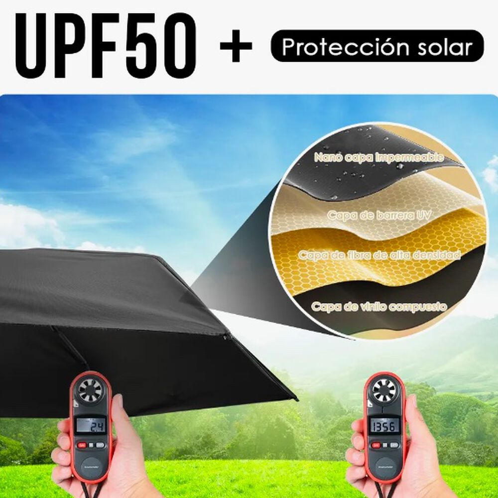 Mini Paragua Plegable Negro image number 1.0