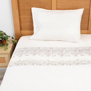 Sábana Mashini 180 Hilos 1.5 Plazas Flora