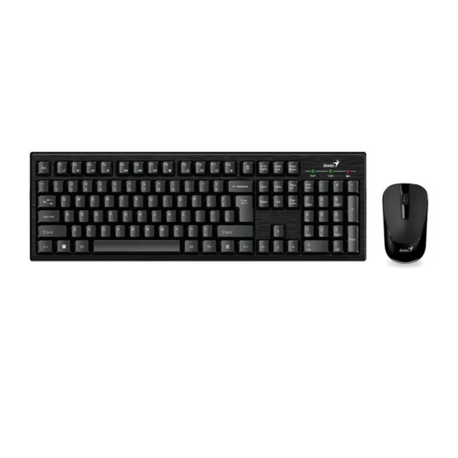 Kit Telcado Y Mouse Inalambricos Usb Negro Km-8101 image number 3.0