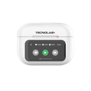 Aud&iacute;fonos Bluetooth Con Pantalla Touch Blanco - Ps