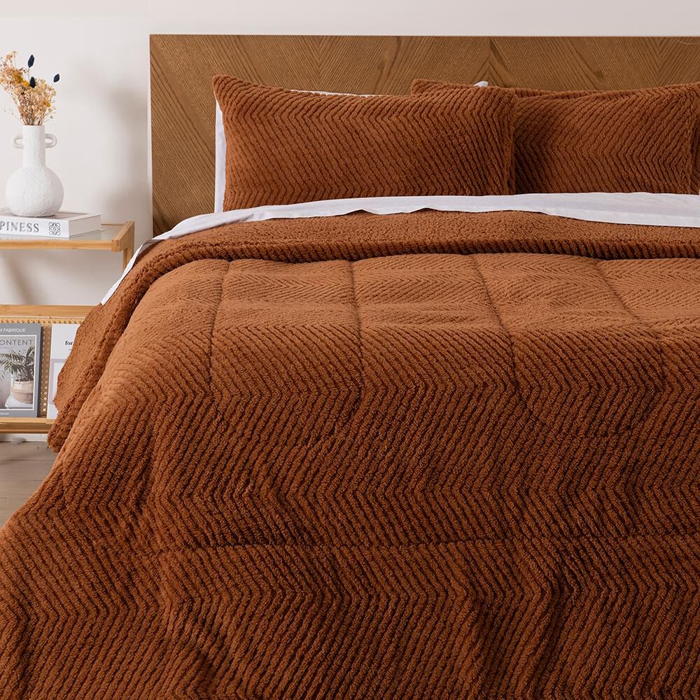 Plum&oacute;n Sherpa Mashini Jacquard / 2 Plazas image number 0.0