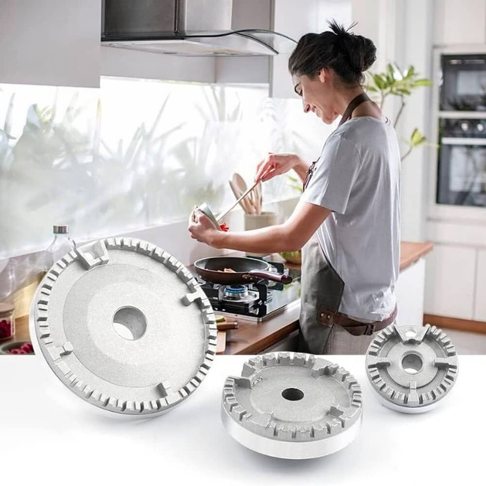 Juego 4 Quemadores Y Tapas De Cocina A Gas image number 1.0