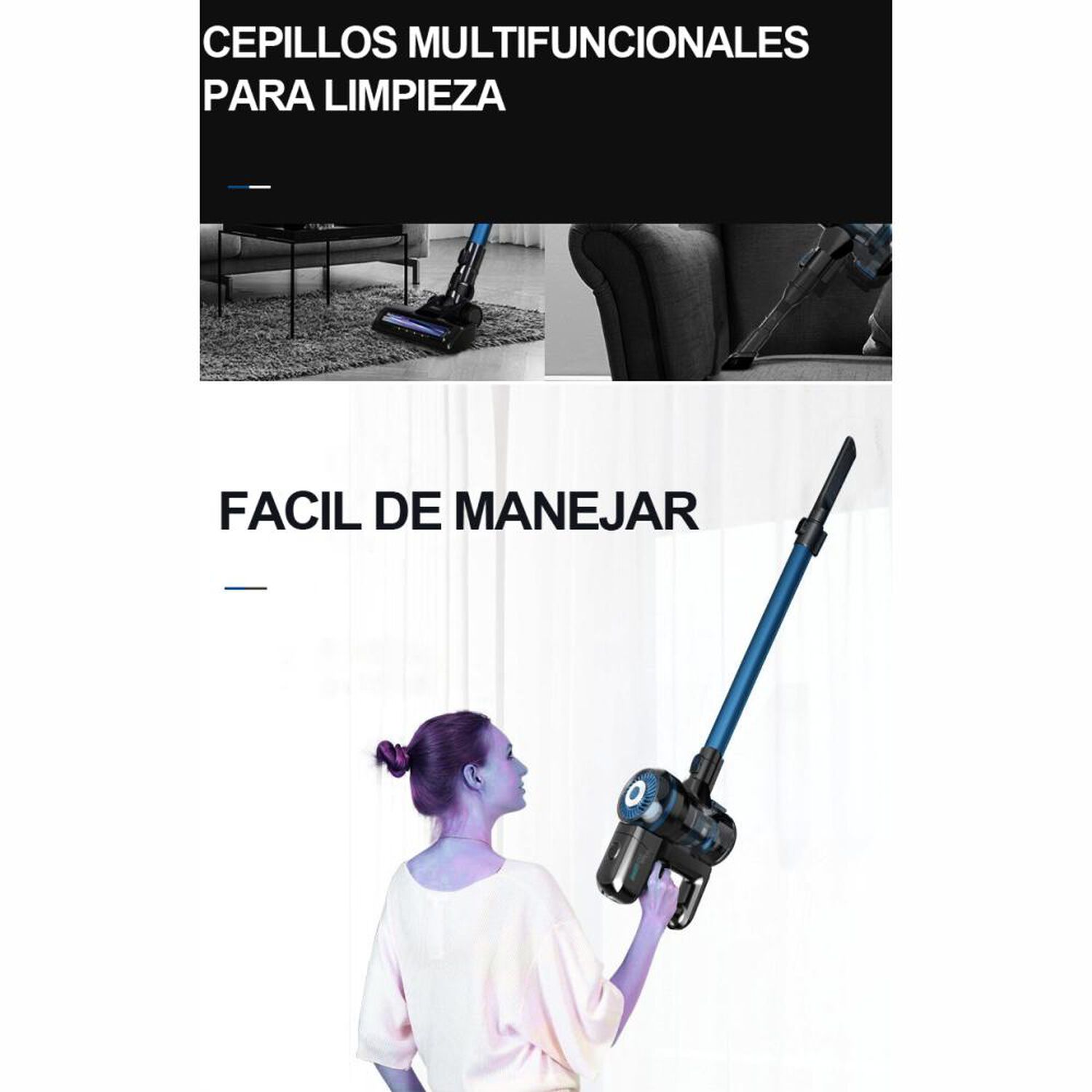 Aspiradora Inal&aacute;mbrica Tusmarthome Smart Cleaner M500 image number 10.0