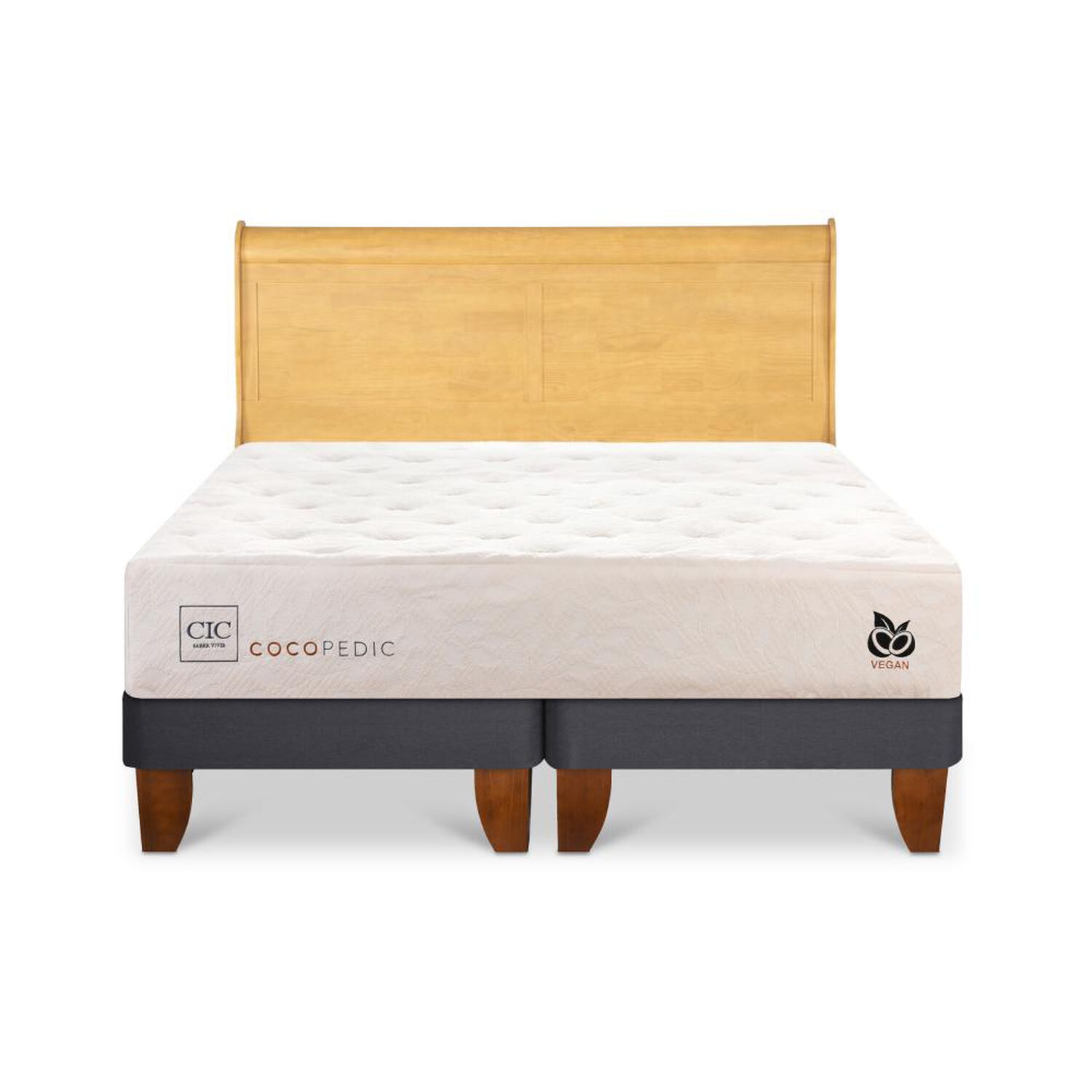 Cama Europea Cic Cocopedic / King / Base Dividida + Respaldo image number 0.0