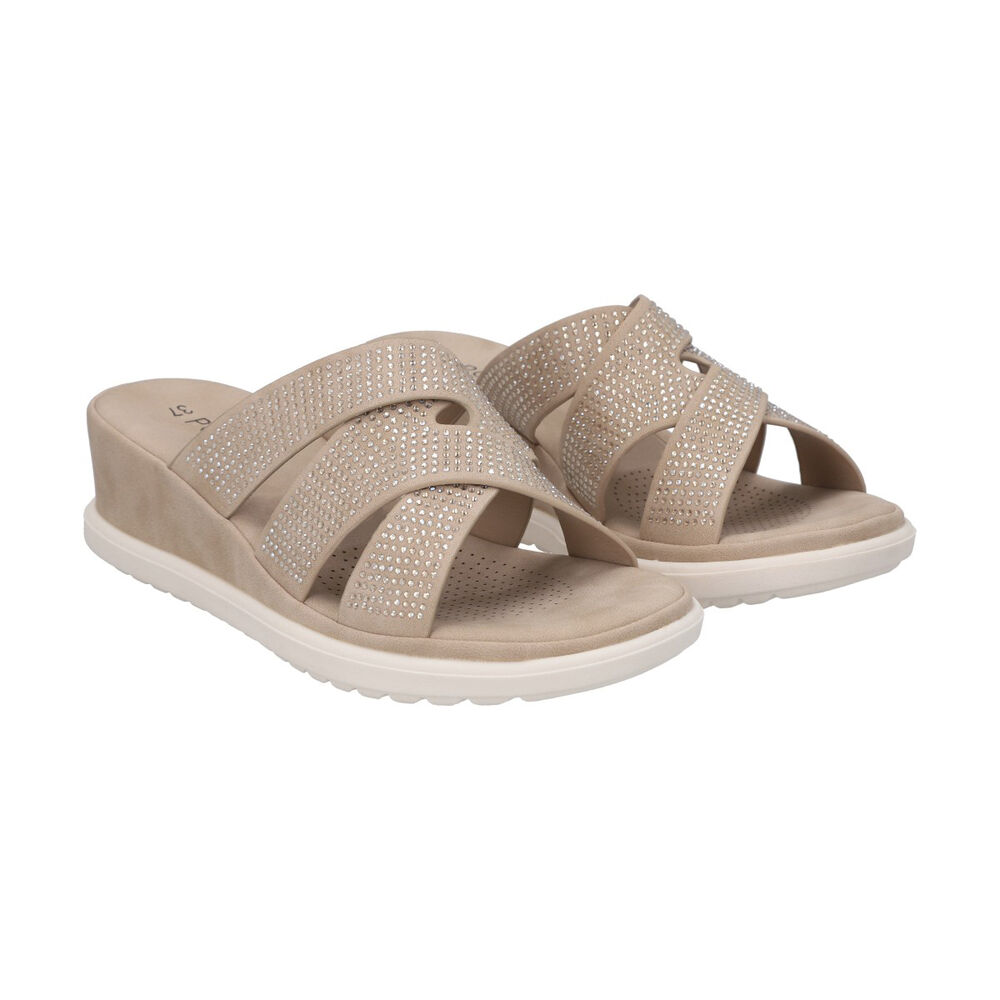 Sandalia Mujer Beige Lili Police image number 0.0