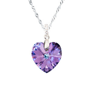 Collar Gran Romance Cristales Genuinos Vitral Light