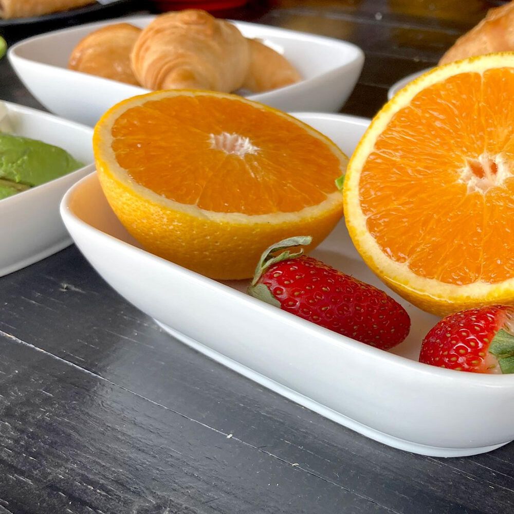 Set De 4 Plato Rectangular 17 X 12.3 X 4 Cm Linea Tower image number 5.0