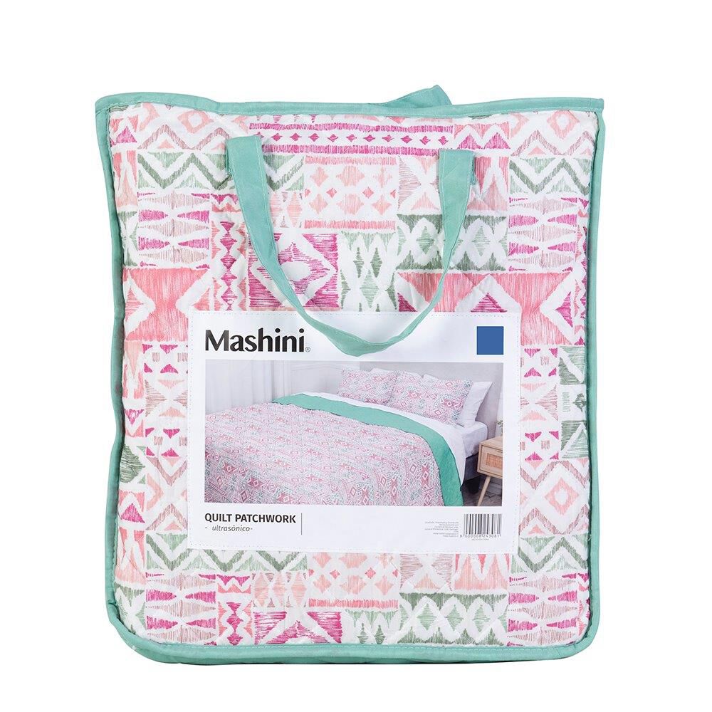 Cubrecama Quilt Cosido Patchwork 2 Plazas Kiddo image number 4.0