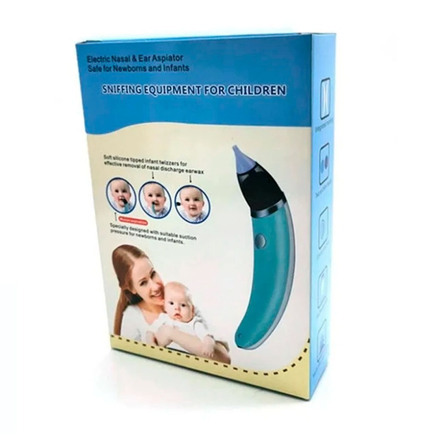 Aspirador Nasal El&eacute;ctrico Beb&eacute; Y Ni&ntilde;os Saca Moco Port&aacute;til image number 4.0