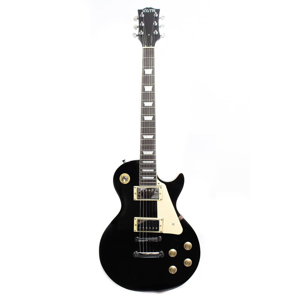 Guitarra El&eacute;ctrica Xgtr Les Paul Negra L200-bk image number 0.0