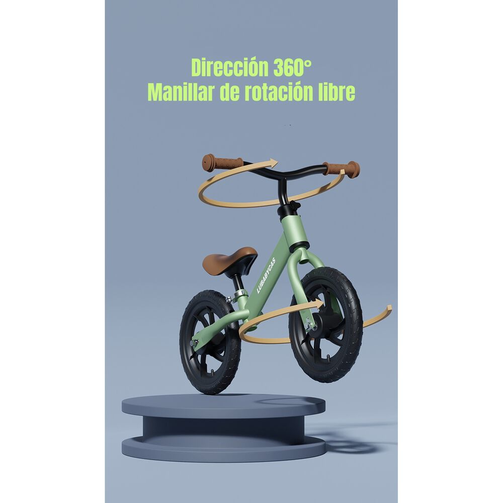Bicicleta De Equilibrio 2-6 A&ntilde;os Aro 12 Acent Lubabycas image number 5.0