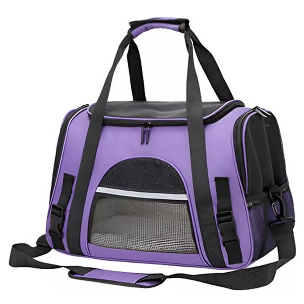 Bolso Transportador Mascota Gato Perros Peque&ntilde;os - Purpura image number 0.0