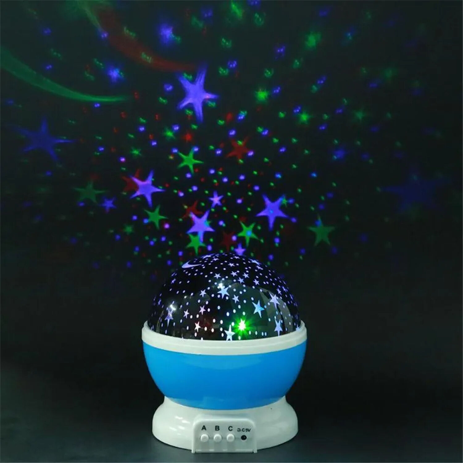 Proyector Espantacuco De Cielo Estrellado Luz Led Color Azul image number 1.0