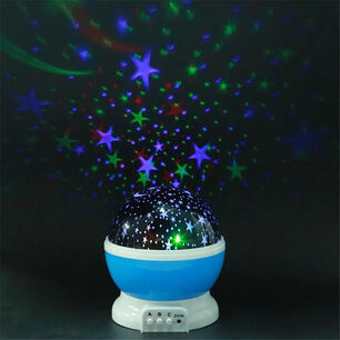Proyector Espantacuco De Cielo Estrellado Luz Led Color Azul