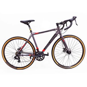 Bicicleta 700c Cx 1.0 Gris/neg/rojo Radical Mountain