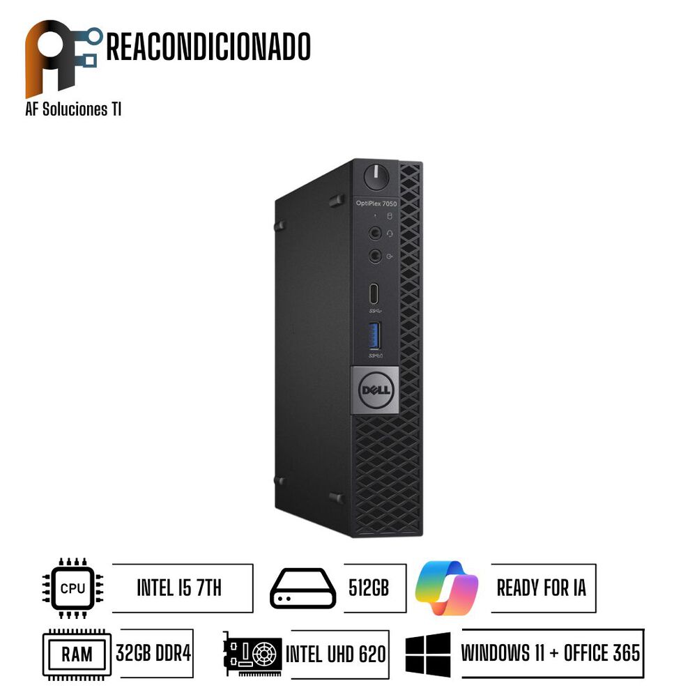 Computador Dell 7050 Mini Power Windows 11 - Office365 Reacondicionado image number 1.0