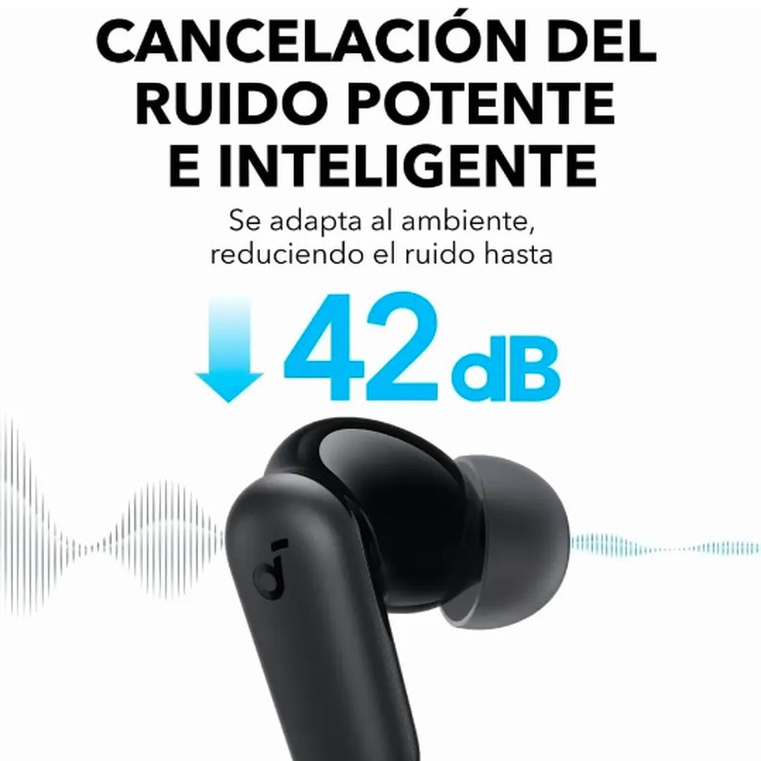 Aud&iacute;fonos Bluetooth Negro image number 3.0
