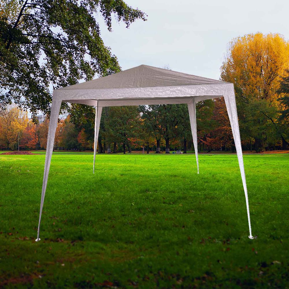 Toldo De Terraza 3x3 M Plegable Pe Blanco image number 5.0