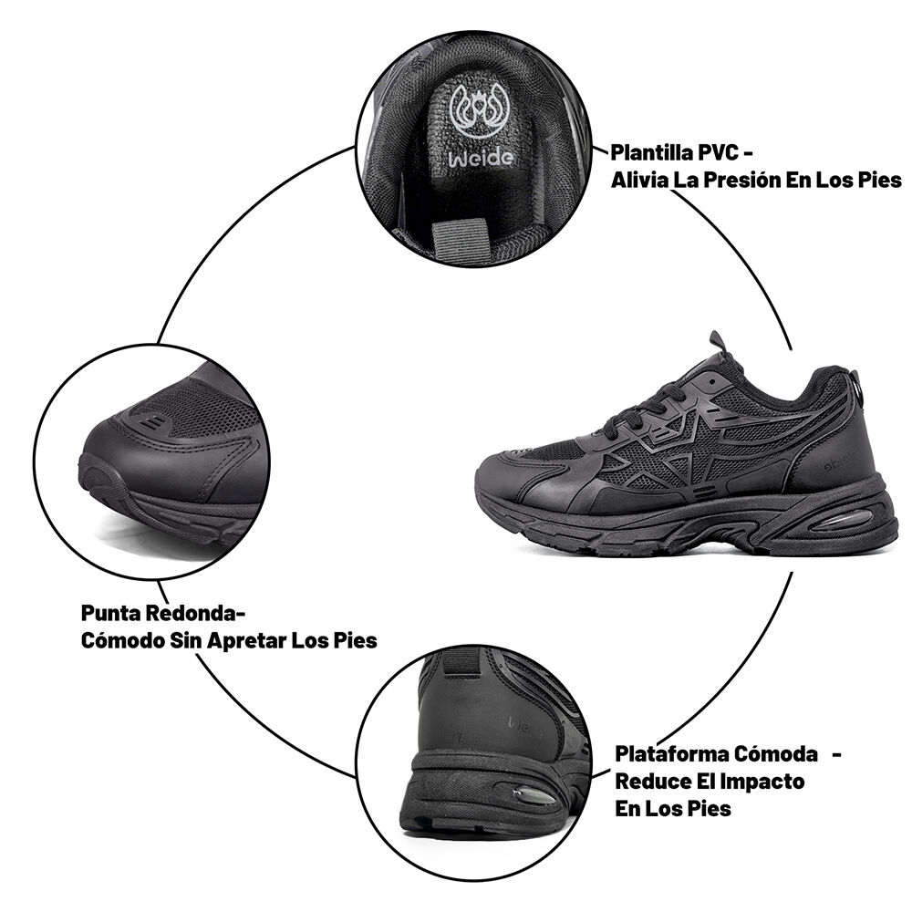 Zapatilla Casual Mujer Urbana Deportiva Comodo Weide Tfa303 image number 8.0