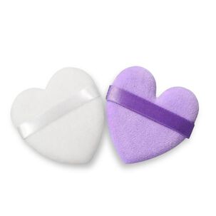 Mini Esponja De Terciopelo De Corazón