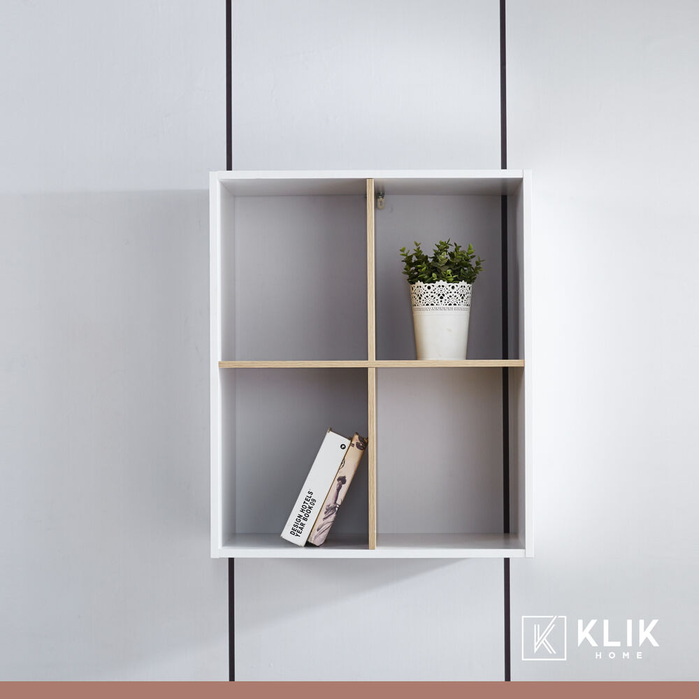 Estante Librero Organizador 4 Espacios - Blanco image number 7.0