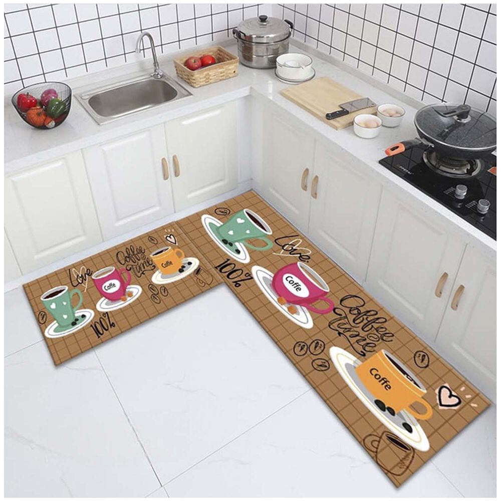 Pack De 02 Alfombra Para Cocina Con Antideslizantes Md20 image number 0.0