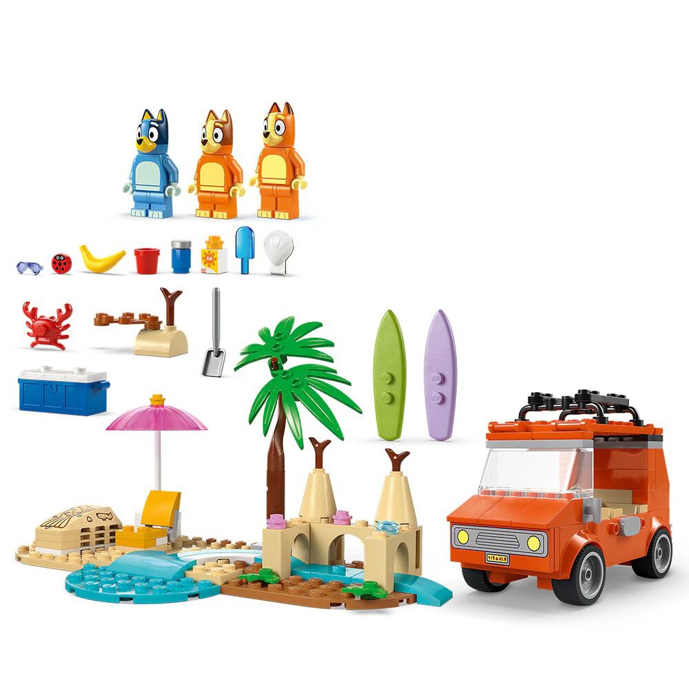Lego Bluey - Excursi&oacute;n Familiar A La Playa De Bluey - 11202 image number 2.0