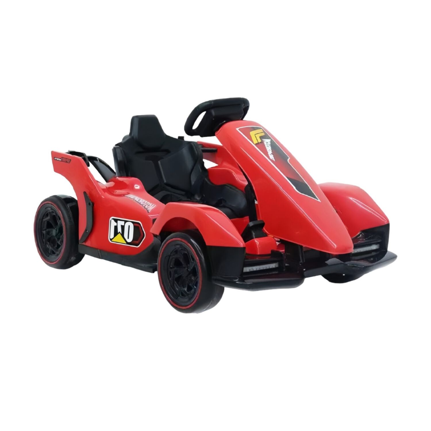Go Kart Auto El&eacute;ctrico 12v7ah Con Control Rojo Lubabycas image number 0.0