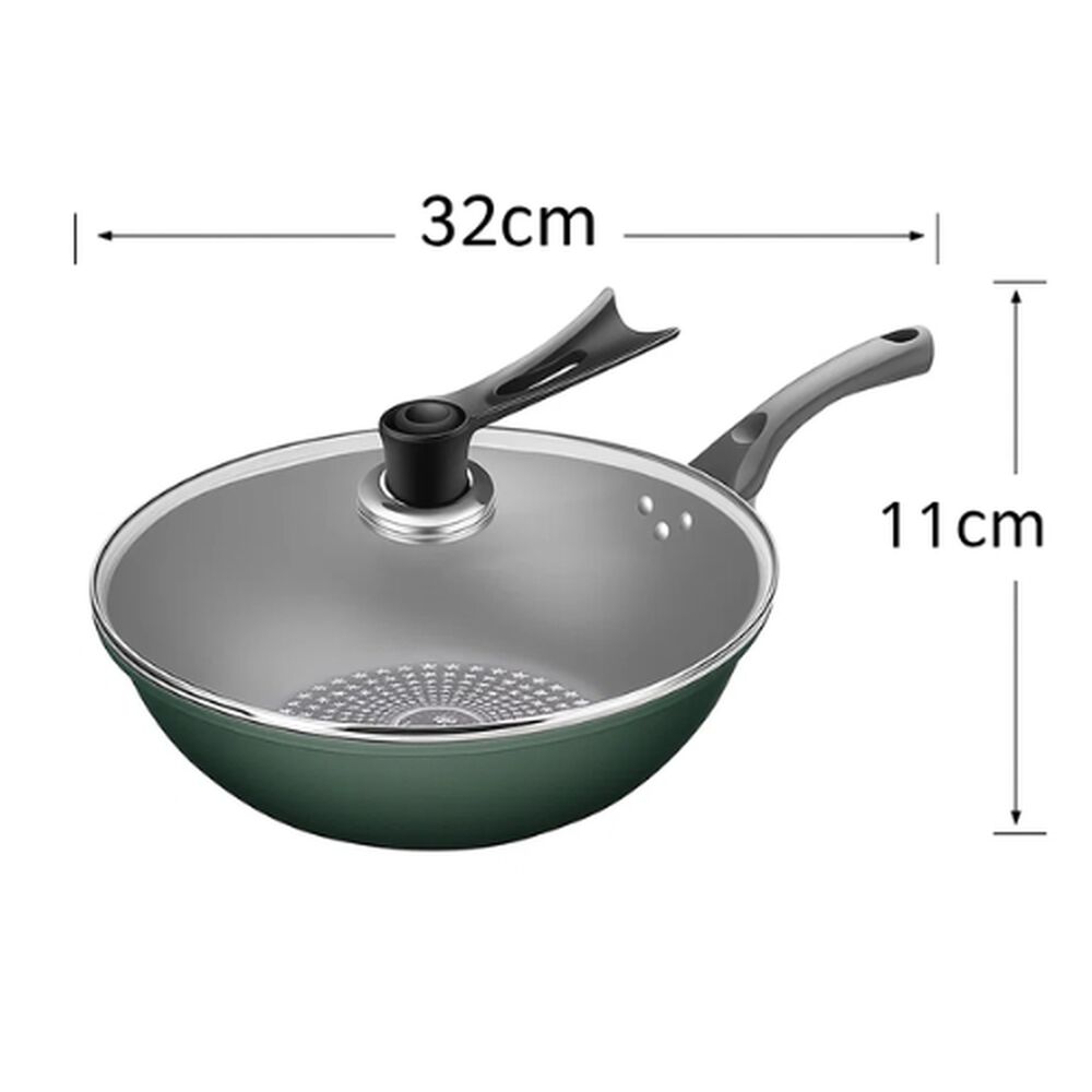 Sartén De Cocina Coccion Antiadherente 32cm Con Tapa image number 5.0