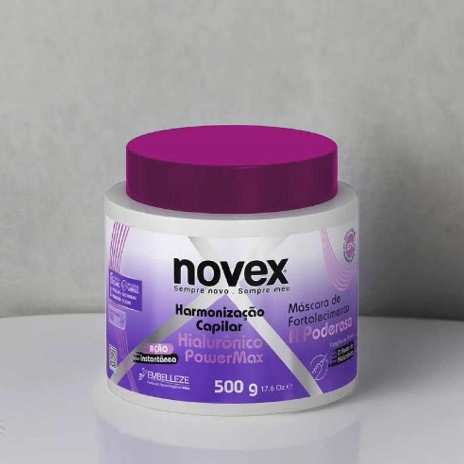Mascara Hialuronico Power Max 500g Novex image number 2.0