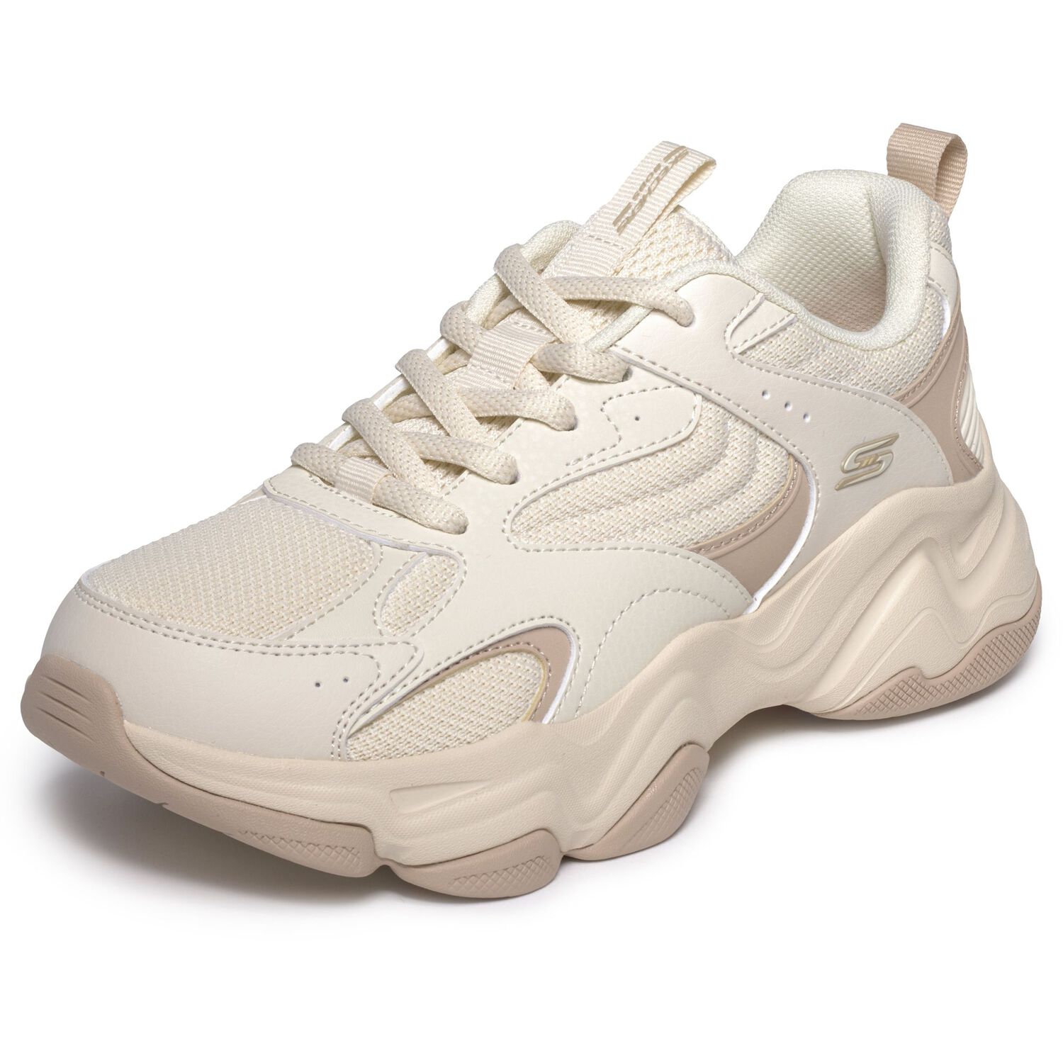 Zapatilla Urbana Mujer Skechers Bobs Sport Diego Nat image number 3.0