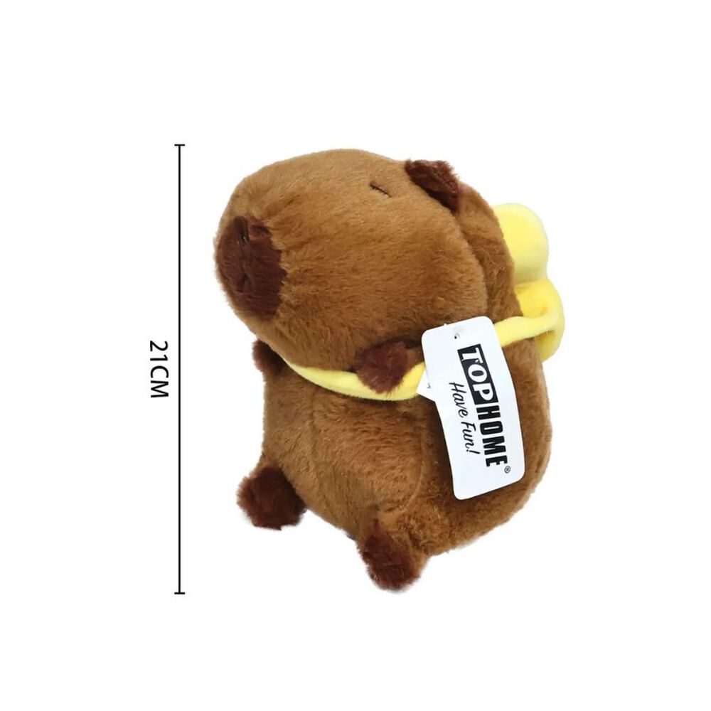 Peluche Capibara Bolsita Pato 21cm image number 2.0