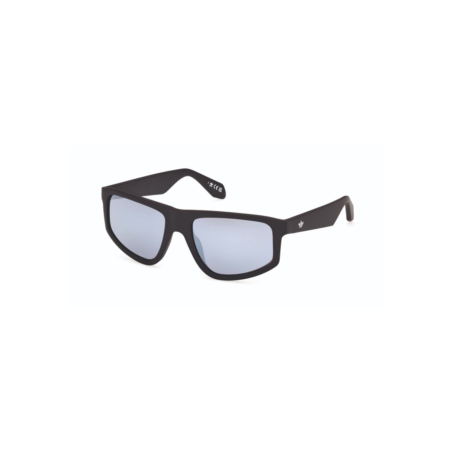 Lentes De Sol Negro Mate Espejados Adidas Originals image number 1.0