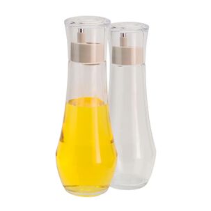 Set 2 Botellas Aceite Vinagre 270ml Curves Vidrio Cocina