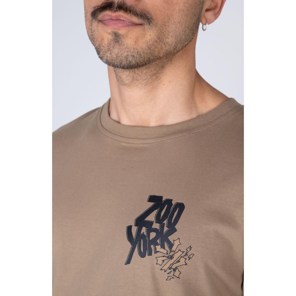 Polera Manga Corta Cuello Redondo Hombre Zoo York image number 4.0