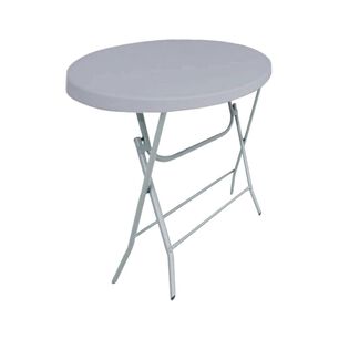 Mesa Plegable Redonda Gris 80cm Northwest