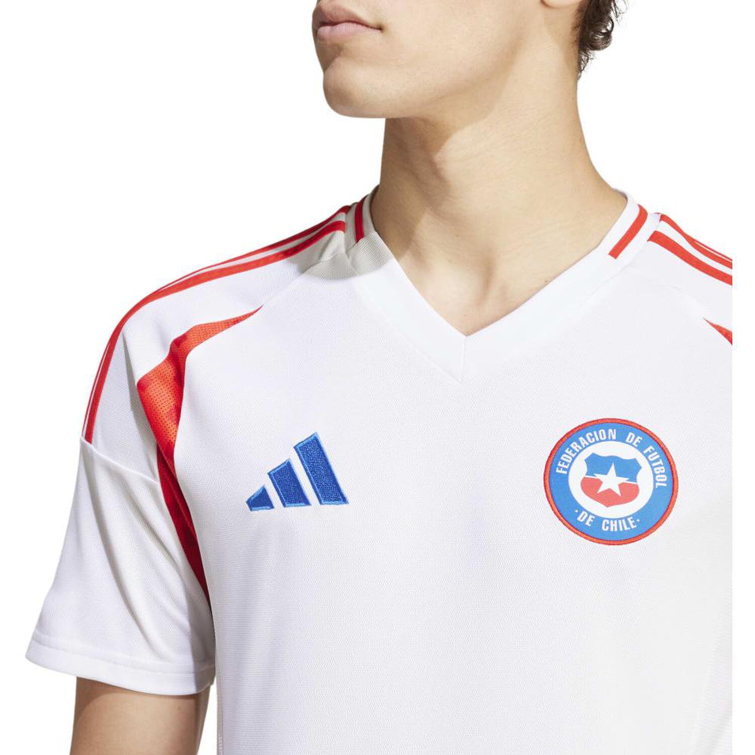 Camiseta De F&uacute;tbol Hombre Visitante Chile Adidas image number 4.0