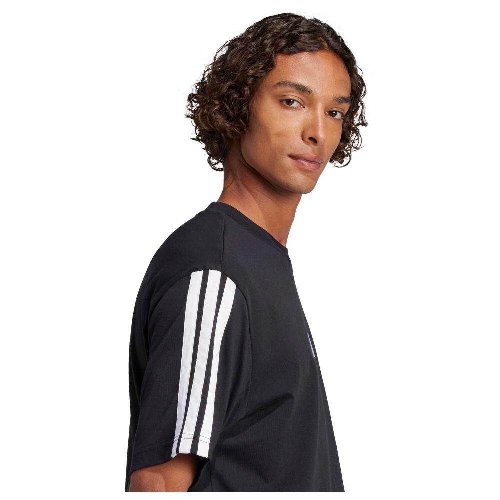 Camiseta Essentials Single Jersey 3 Bandas Adidas image number 3.0