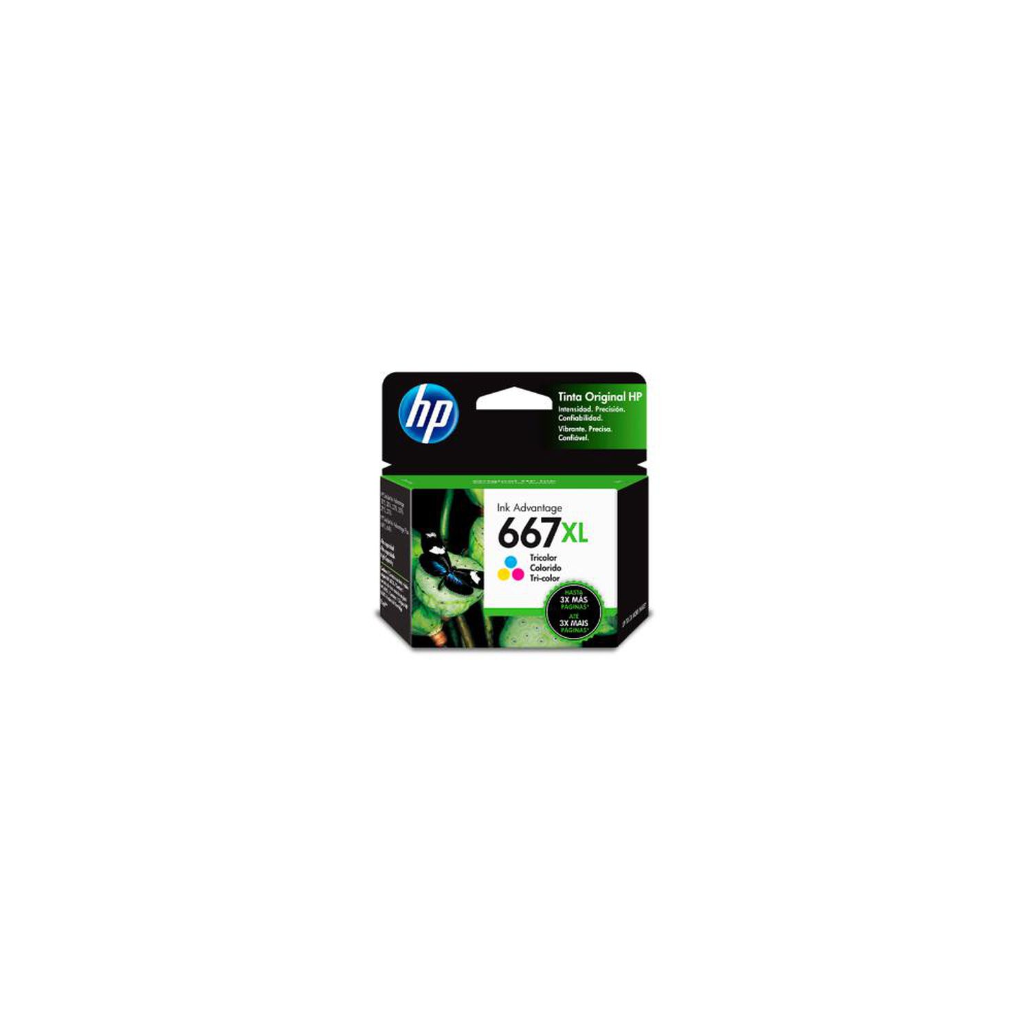 Tinta HP 667XL Tricolor Advantage image number 1.0