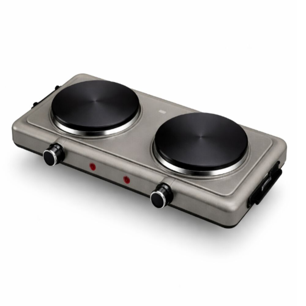 Cocinilla Estufa El&eacute;ctrica Doble Autom&aacute;tica Ajustable 2000w image number 1.0