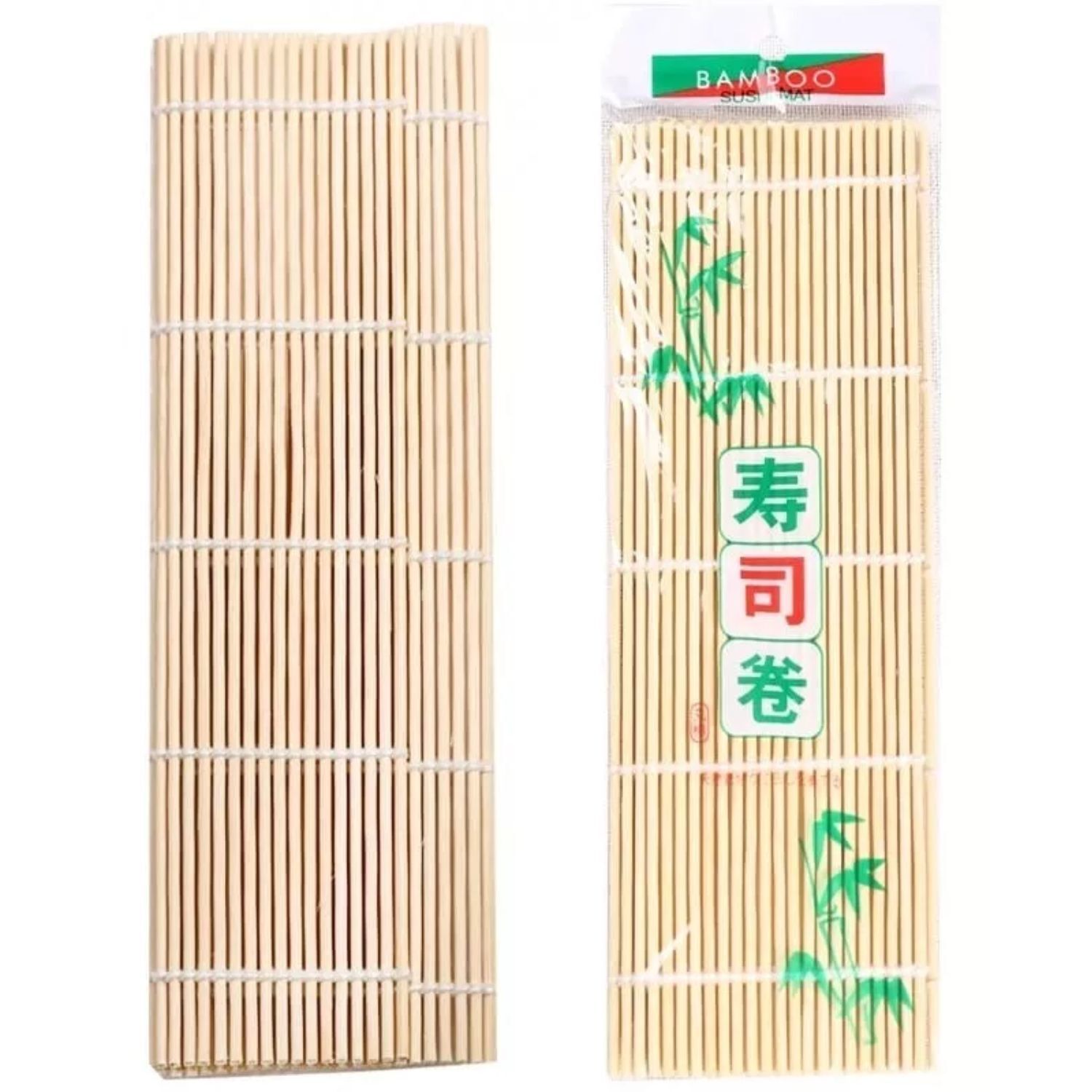 Pack 6 Esterilla Delgada Redonda Bamb&uacute; Para Sushi De 24x24cm image number 0.0