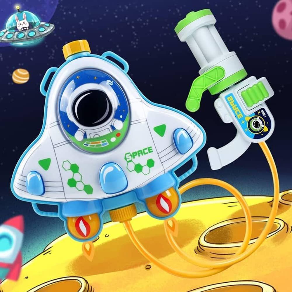 Mochila Lanza Agua Con Pistola De Bombeo Juguete Para Ni&ntilde;os image number 3.0