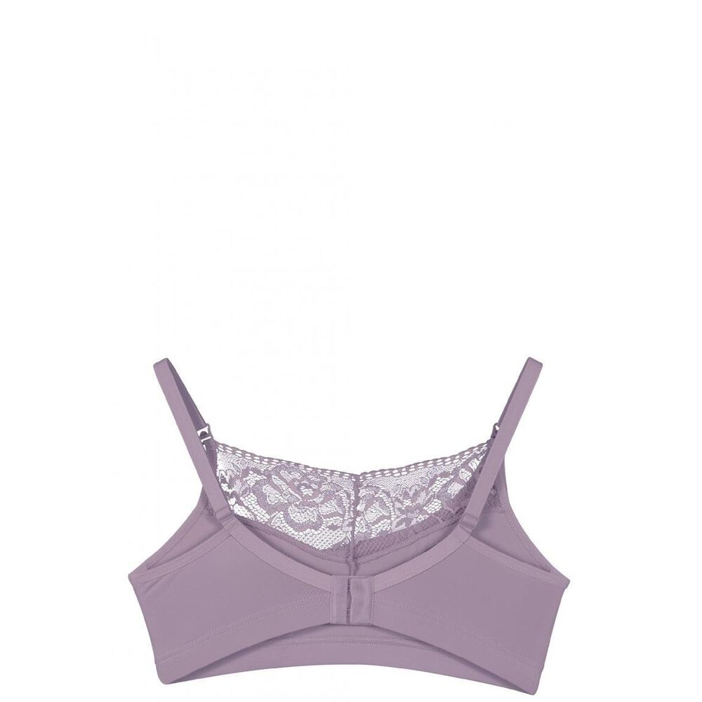 Sosten Lactancia Semi Encaje Lila 2rios image number 2.0