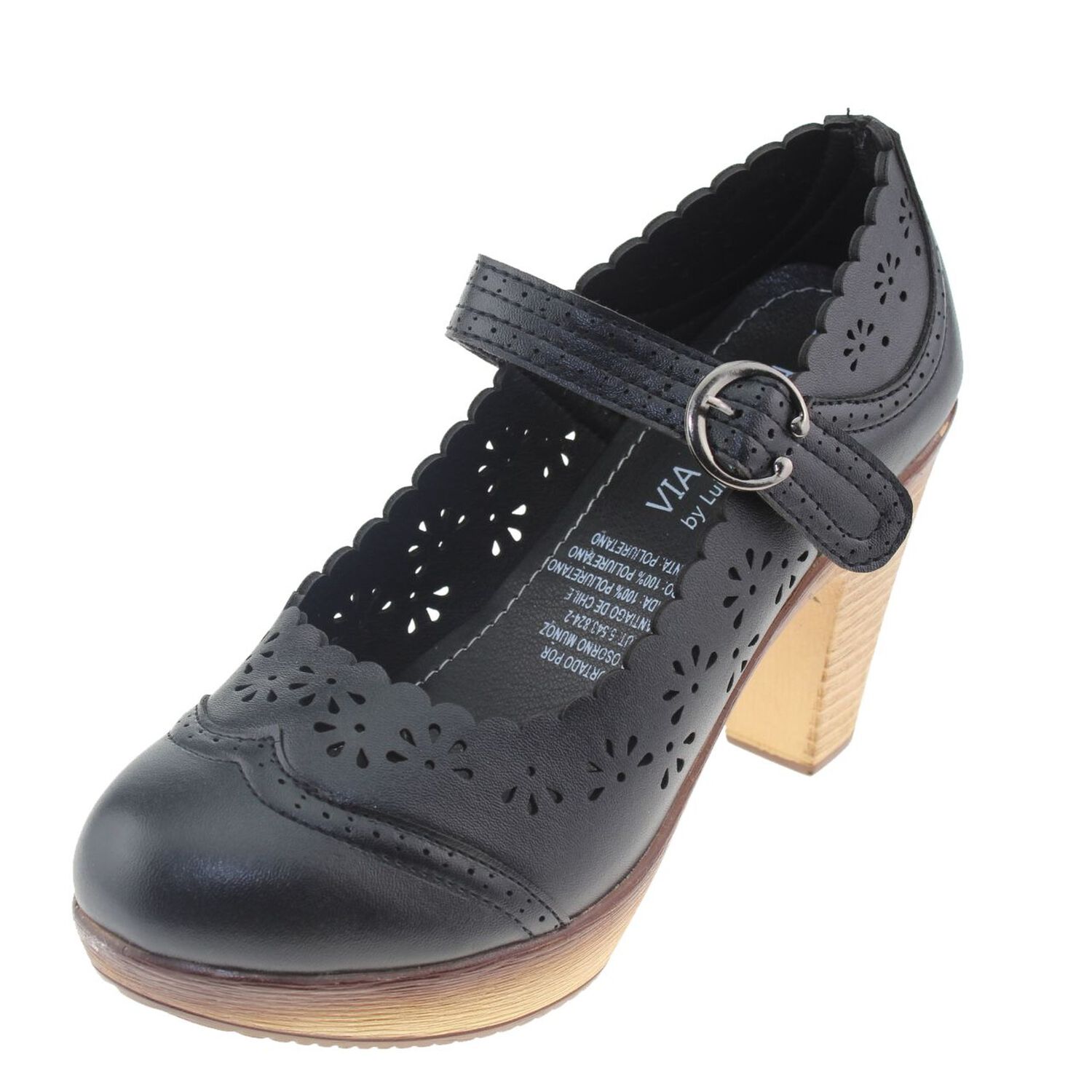 Zapato Negro V&iacute;a Franca Art. 5cm138902black image number 0.0