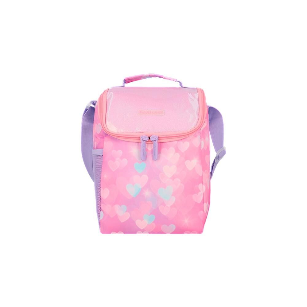 Lonchera T&eacute;rmica Xtrem Froster 6xt Corazones Rosado image number 0.0